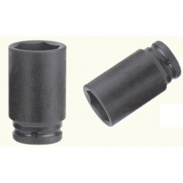 Impact socket 1'' hexagon deep 34mm