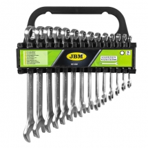 SET OF 14 COMBINATION SPANNERS