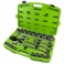 JBM53727 21 PIECE PLASTIC TOOL CASE WITH 3/4" 6-POINT SOCKETS