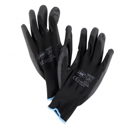 JBM 51640N PALM PU COATED GLOVES T.8